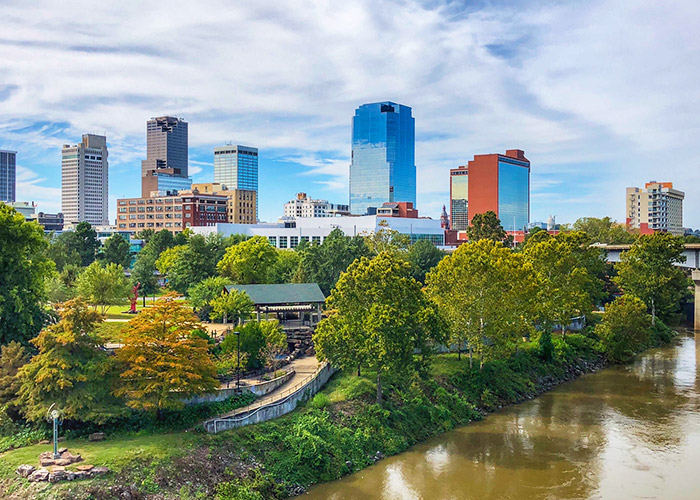 Little Rock, Arkansas downtown Little Rock, Arkansas downtown